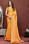 Aavisha 03 By Vallabhi Brasso Floral Print With Foil Print Saree Online Wholesale